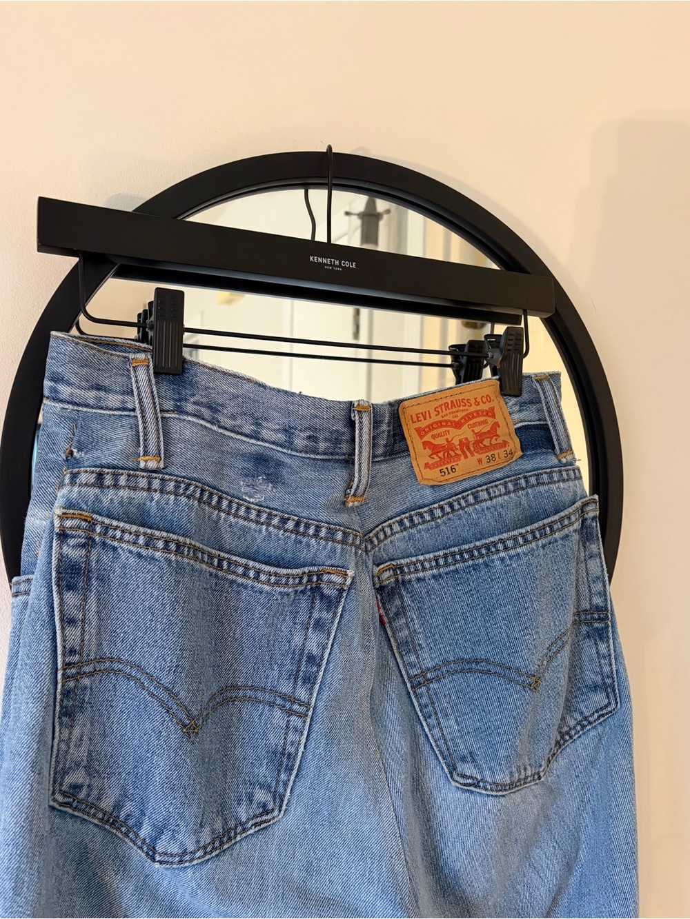 Genuine Vintage Levi's Light Blue Women's Straight-Leg Jeans